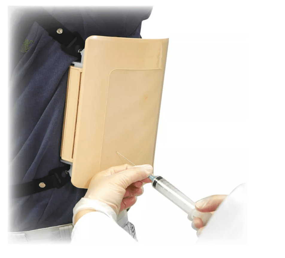 Simulator für Ultraschall – gestützte Thorakozentese - Umschnallset - Erler - Zimmer